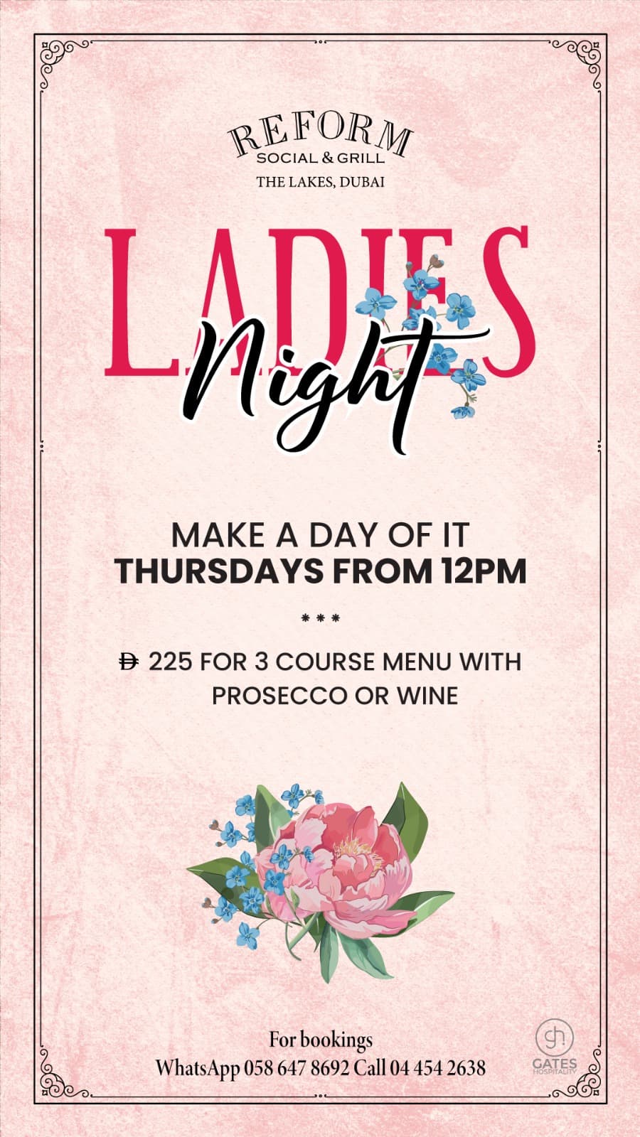 Ladies Night at Reform Social & Grill, every Thursday from 12pm