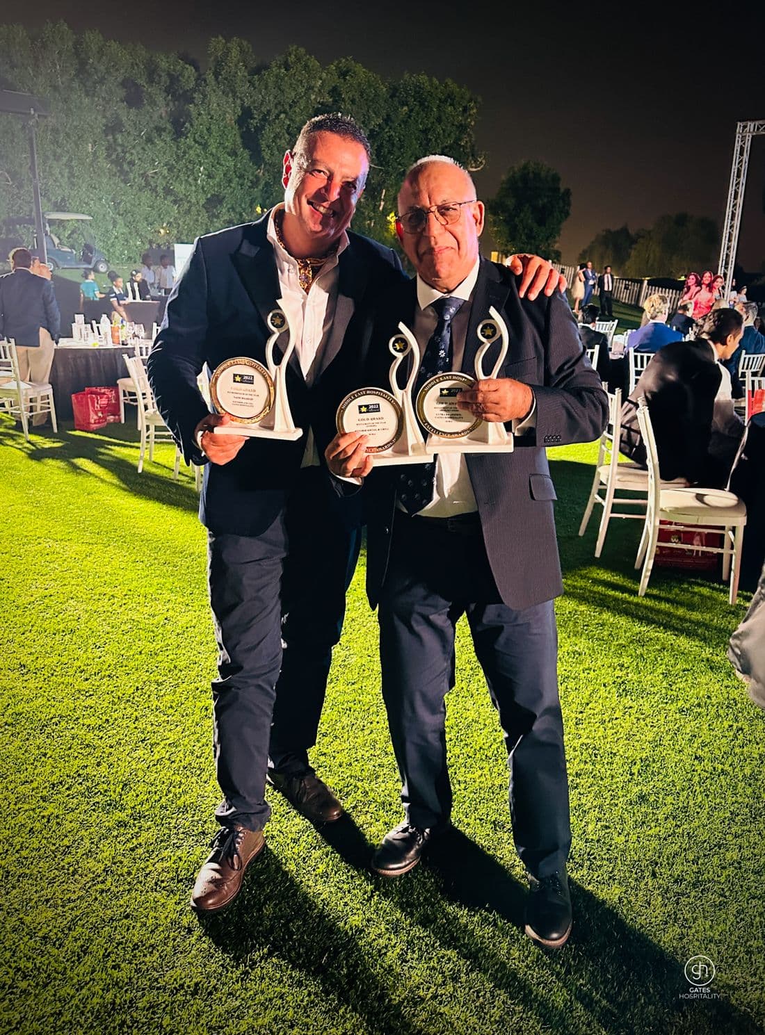 Reform's team with their trophies at an awards night