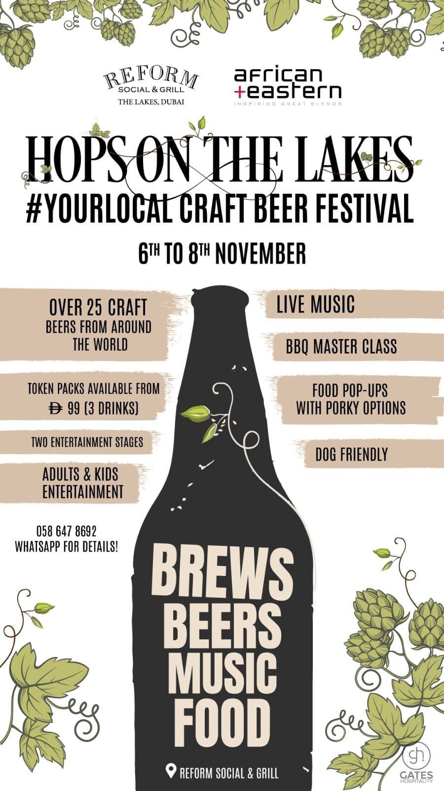 Hops on the Lakes poster
